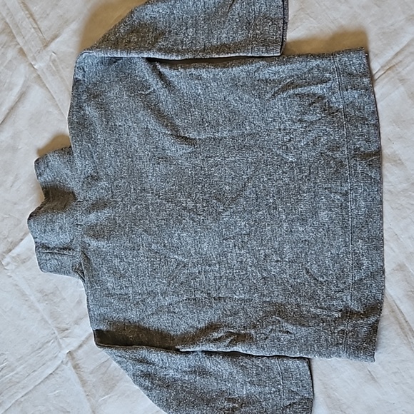 J.crew wool blend sweatshirt cropped cowl neck with drawstrings size small - Picture 10 of 14